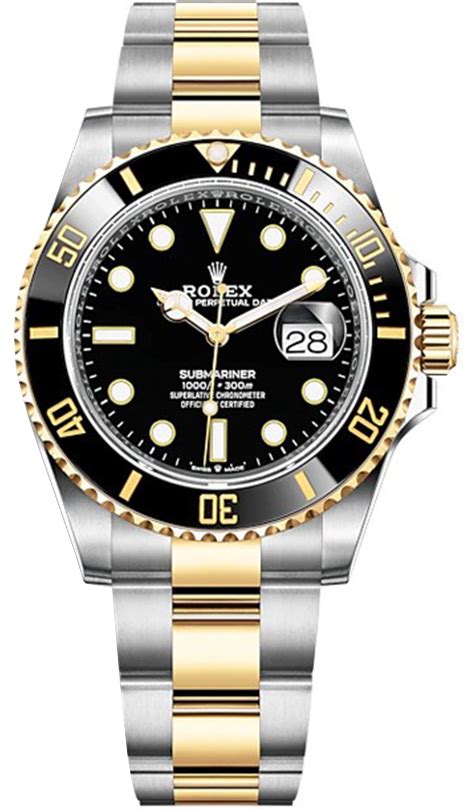 rolex gold steel submariner|Rolex Submariner date 41mm price.